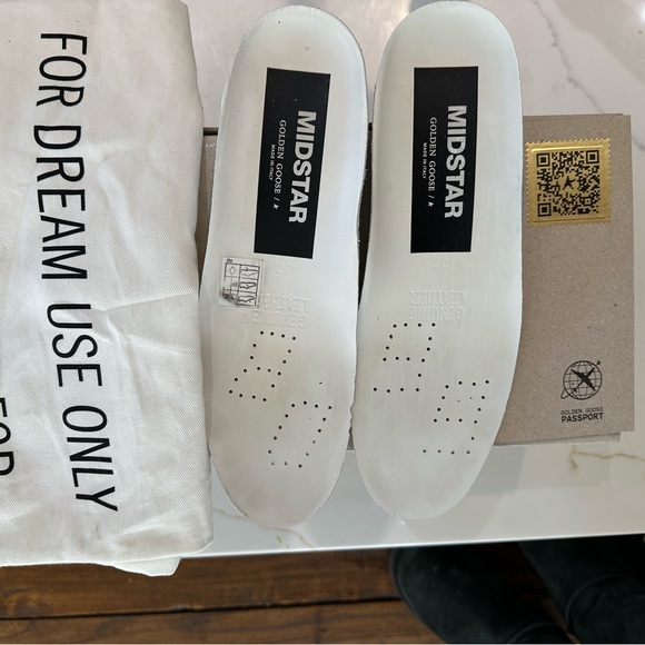 **SOLD**Golden Goose Deluxe Brand Mid Stars 37 black glitter calfskin and suede - Picture 8 of 16